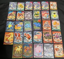 Lot Of 29 Topps Pokemon Cards + Holos Etc Rare - Image 1