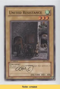 United Resistance 1st Ed. YuGiOh Magician's Force #MFC-003 2003 READ 3y7 - Image 1