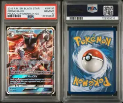 2019 Pokemon Greninja GX SM197 Detective Pikachu Black Star Promo Card PSA 10 - Image 3