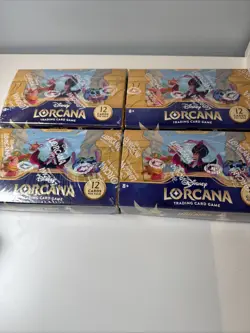 Disney Lorcana Into the Inklands Booster Box Trading Card Game (lot Of 4) - Image 1