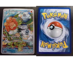 Castform Sunny Form 195/191 Illustration Rare Surging Sparks Pokemon Card NM - Image 3