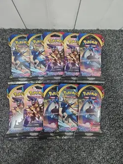 Pokemon Sword and Shield Trading Card Game Booster Pack- LOT OF 10- 820650806520 - Image 1