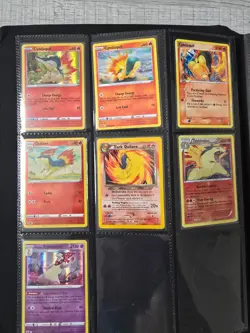 Fire pokemon lot 24 cards, dark quilava, arcanine, ninetales, infernape - Image 1
