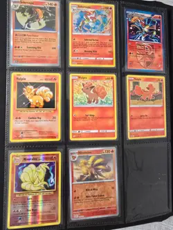 Fire pokemon lot 24 cards, dark quilava, arcanine, ninetales, infernape - Image 3
