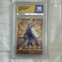 Pokemon TCG Houndoom Battle Styles 179/163 Secret Rare Card ACE 10 - Image 1