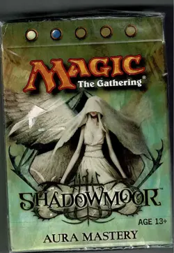 MAGIC THE GATHERING SHADOWMOOR AURA MASTERY DECK - 60 CARD DECK OOP SEALED - Image 1