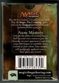 MAGIC THE GATHERING SHADOWMOOR AURA MASTERY DECK - 60 CARD DECK OOP SEALED - Image 2