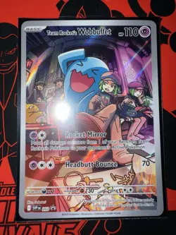 Pokemon TCG destined rivals Wobuffett ETB Black Star Promo Card - Image 1