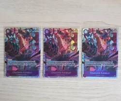 Charlotte Katakuri OP11-067 SR A Fist of Divine Speed One Piece Card Game x3 - Image 1