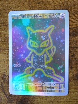 TRANSLATED Ancient Mew - Pokemon Holographic Fan Art Custom DIY ACG Card - Image 1