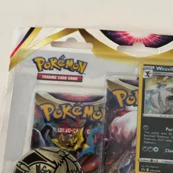 Pokemon Cards Sword Shield Lost Origin Weavile 3 Booster Packs New box damage - Image 3
