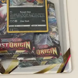 Pokemon Cards Sword Shield Lost Origin Weavile 3 Booster Packs New box damage - Image 5