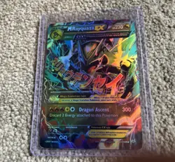 Pokemon TCG M Rayquaza EX Roaring Skies 2015 Ultra Holo Card 61/108 English - Image 4