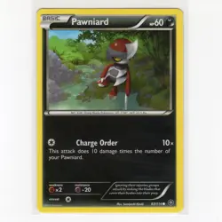 Pokemon TCG Pawniard 63/114 XY Steam Siege Regular Common Card EN-LP 2016 - Image 1