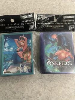One Piece Card Game Nami Deck Sleeves Official Sleeves + Zoro & Sanji Sleeves - Image 1