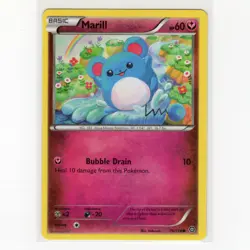 Pokemon TCG Marill 76/114 XY Steam Siege Regular Common Card EN-LP 2016 - Image 1
