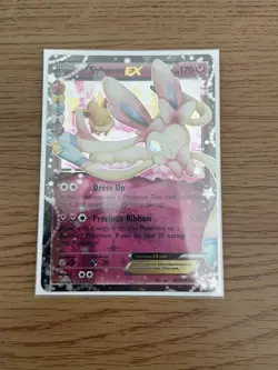 Pokemon Sylveon EX Generations Radiant Collection RC 21/RC32 Holo Near Mint Card - Image 2