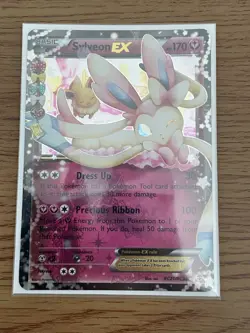 Pokemon Sylveon EX Generations Radiant Collection RC 21/RC32 Holo Near Mint Card - Image 3