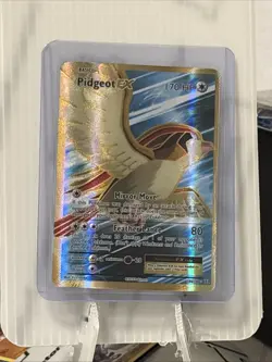 Pidgeot EX Holo Rare Pokemon Trading Card 170 HP Mirror Move Feather Lance - Image 1