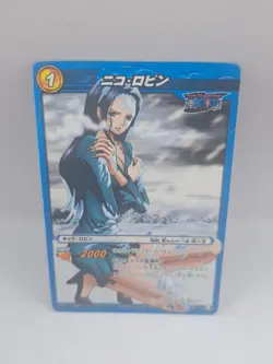 Cold Nico Robin 34/77 Japanese One Piece Miracle Battle Carddass Card - Image 1