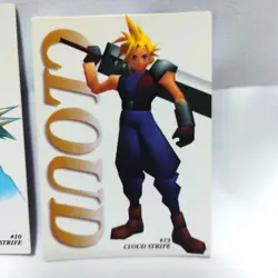 Final Fantasy VII Carddass Cloud Strife Trading Card Bandai 1997 Vintage Japanse - Image 5