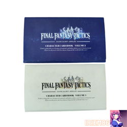 Set 2 Final FantasyTactics Character Card Book Vintage Square Enix Japanese - Image 1