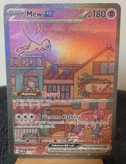 Mew ex SVP 053 Scarlet & Violet 151 Black Star Promo Pokemon TCG Card NM- - Image 1