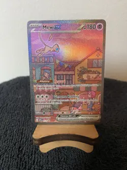 Mew ex SVP 053 Scarlet & Violet 151 Black Star Promo Pokemon TCG Card NM- - Image 2