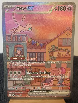 Mew ex SVP 053 Scarlet & Violet 151 Black Star Promo Pokemon TCG Card NM- - Image 3