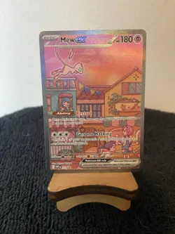 Mew ex SVP 053 Scarlet & Violet 151 Black Star Promo Pokemon TCG Card NM- - Image 4