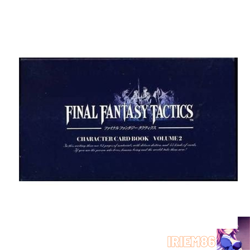 Final FantasyTactics Character Card Book Vol.2 Vintage Square Enix Japanese - Image 1
