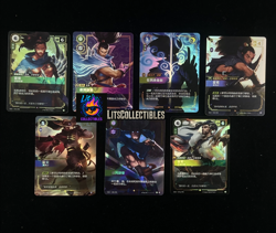 7 Pcs Yasuo League of Legends - Riftbound TCG Card Chinese 2025 - Image 1