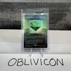 IN HAND - Chaos Emerald Green 7031✨FOIL✨ Secret Lair x Sonic - NM Magic MTG - Image 1