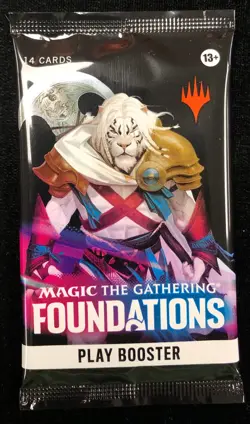 1x - MTG Magic TCG - Foundations Play Booster Pack - WC0D3628 - Image 1