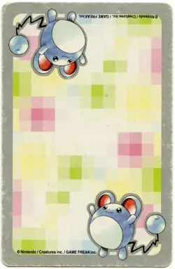 2000 Snubbull 6 of Diamonds Pokemon Silver Part 2 Playing Card Japan Original - Image 3