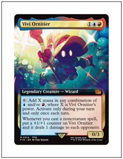 1x Vivi Ornitier, Final Fantasy, Extended Art, MTG NM - Image 1