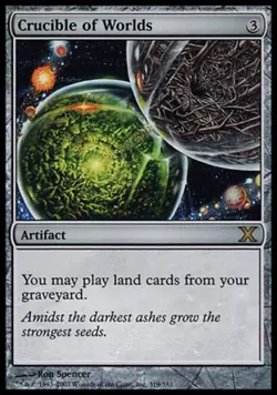 MTG English Crucible of Worlds NM Normal 10th Edition - Image 1