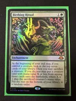 MTG Birthing Ritual Foil - Modern Horizons 3 - Image 1