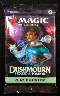 1x - MTG Magic TCG - Duskmourn House of Horror Play Booster Pack - WC0D3444 - Image 1