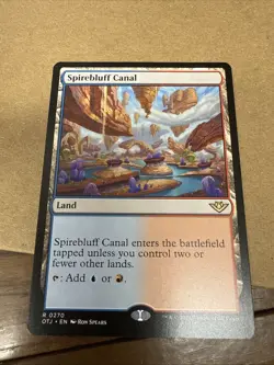 Spirebluff Canal (NM Non-Foil) OTJ-0270 Rare MTG - Image 1