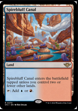 Spirebluff Canal (NM Non-Foil) OTJ-0270 Rare MTG - Image 1