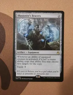 MTG Illusionist's Bracers x1 LP from Ravnica Remastered - Image 1