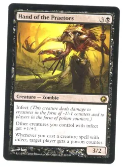 MTG Hand of the Praetors - Scars of Mirrodin - MP Condition - Rare-zarz - Image 1