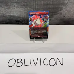 IN HAND - Knuckles's Gloves ✨FOIL✨ Secret Lair x Sonic - NM Magic MTG - Image 1