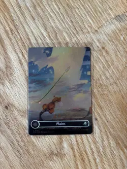Plains Borderless Galaxy Foil MtG Edge of Eternities NM/M - Image 1