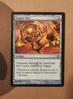 MTG Torpor Orb x1 LP from New Phyrexia - Image 1
