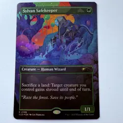 Magic The Gathering Mtg Foil Sylvan Safekeeper Alien Auroras Secret Lair Rare - Image 1