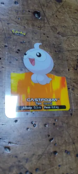 Castform 112 Pokemon Lamincards Edibas - ESP - EXC - Image 1