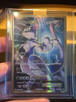 Pokemon TCG Mewtwo EX (Full Art) 103/108 Evolutions Holo, 2016 NM - Image 1