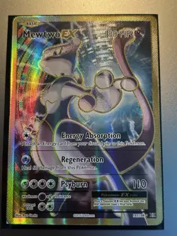 Pokemon TCG Mewtwo EX (Full Art) 103/108 Evolutions Holo, 2016 NM - Image 2